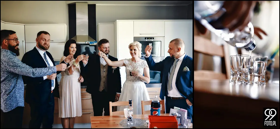 Reportaż ślubny sala weselna Babie Lato Gdów, dobry fotograf ślubny Biertowice