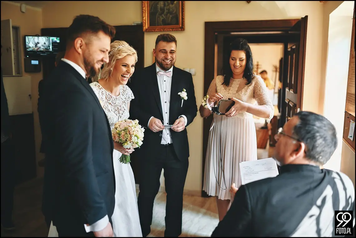 Reportaż ślubny sala weselna Babie Lato Gdów, dobry fotograf ślubny Biertowice