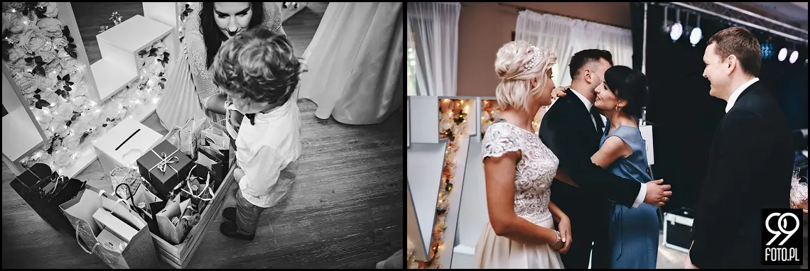 Reportaż ślubny sala weselna Babie Lato Gdów, dobry fotograf ślubny Biertowice