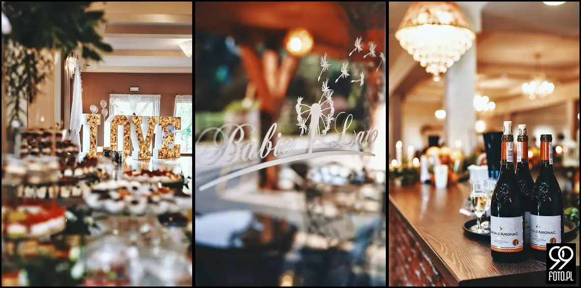 Reportaż ślubny sala weselna Babie Lato Gdów, dobry fotograf ślubny Biertowice