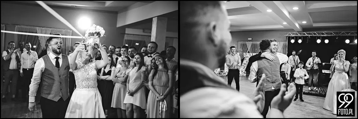 Reportaż ślubny sala weselna Babie Lato Gdów, dobry fotograf ślubny Biertowice