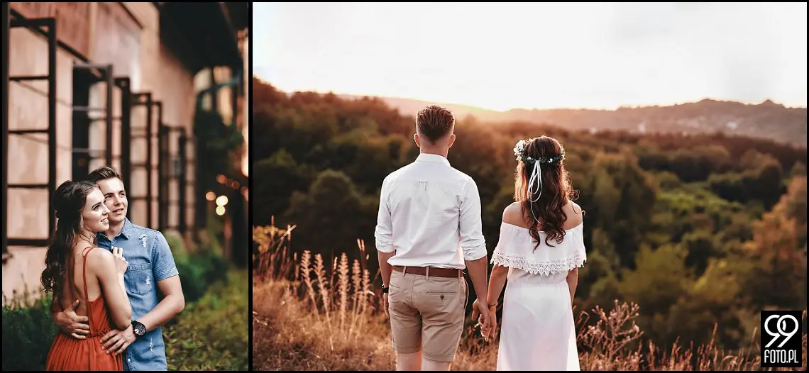 pomysł na sesję zdjęciową, ciekawe miejsca w krakowie, zdjęcia pary młodej w plenerze