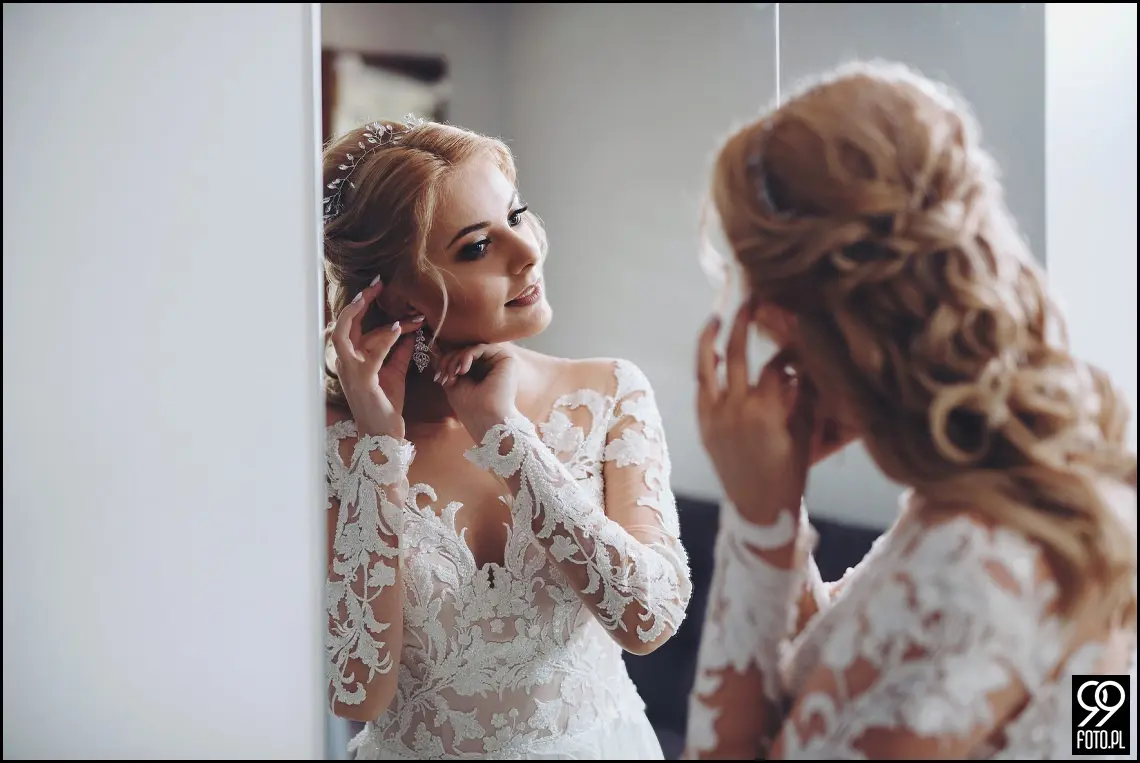 wesele w bystrej, ogród pełen lawendy klimontów, plener o zachodzie słońca