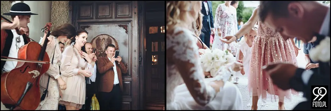 wesele w bystrej, ogród pełen lawendy klimontów, plener o zachodzie słońca