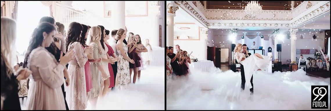 wesele w bystrej, ogród pełen lawendy klimontów, plener o zachodzie słońca