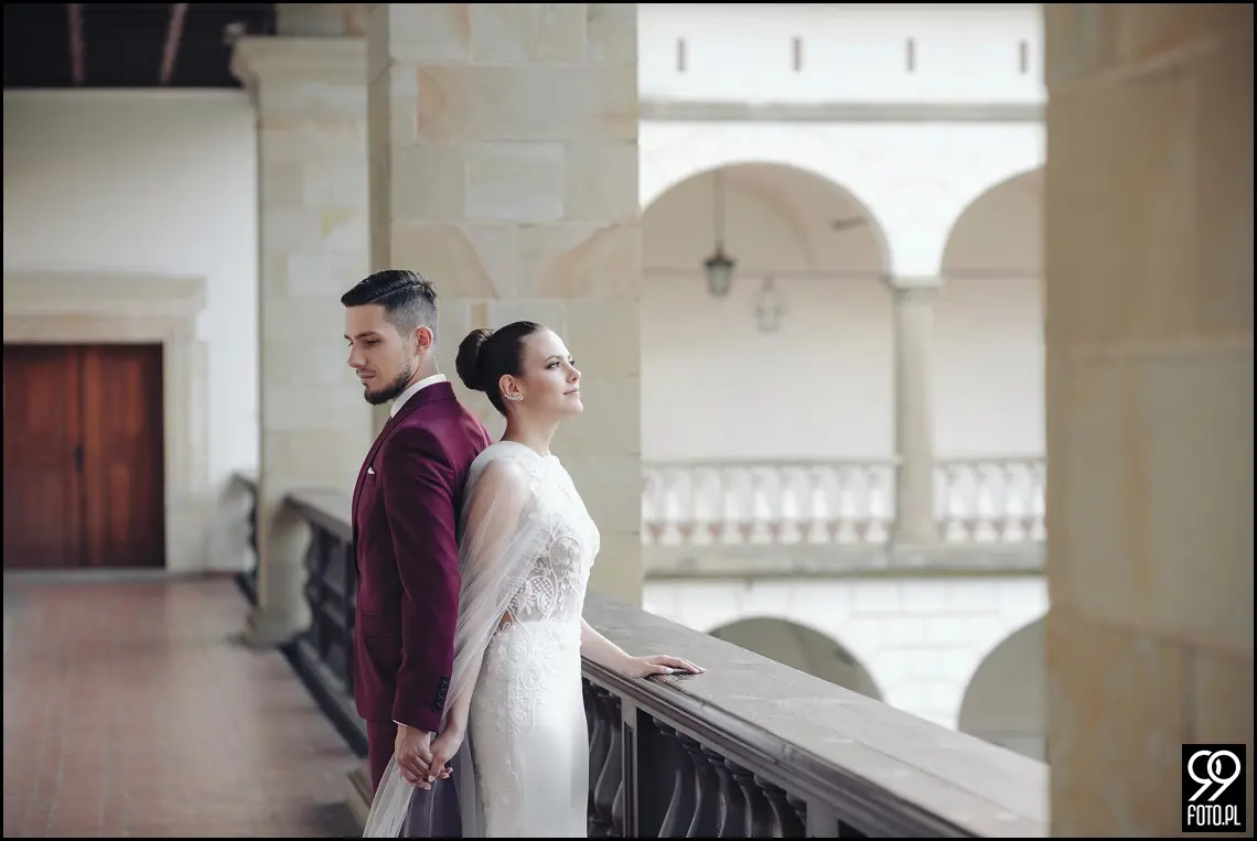 PLENER ŚLUBNY ZAMEK KRÓLEWSKI W NIEPOŁOMICACH