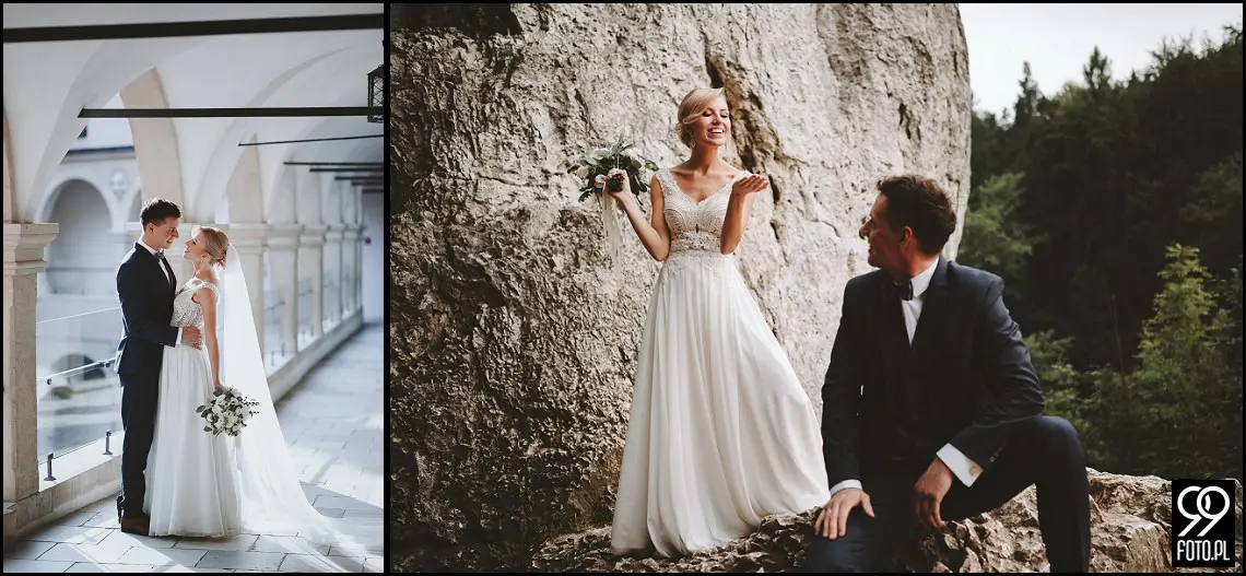 plener ślubny zamek pieskowa skała, sesja ślubna w zamku