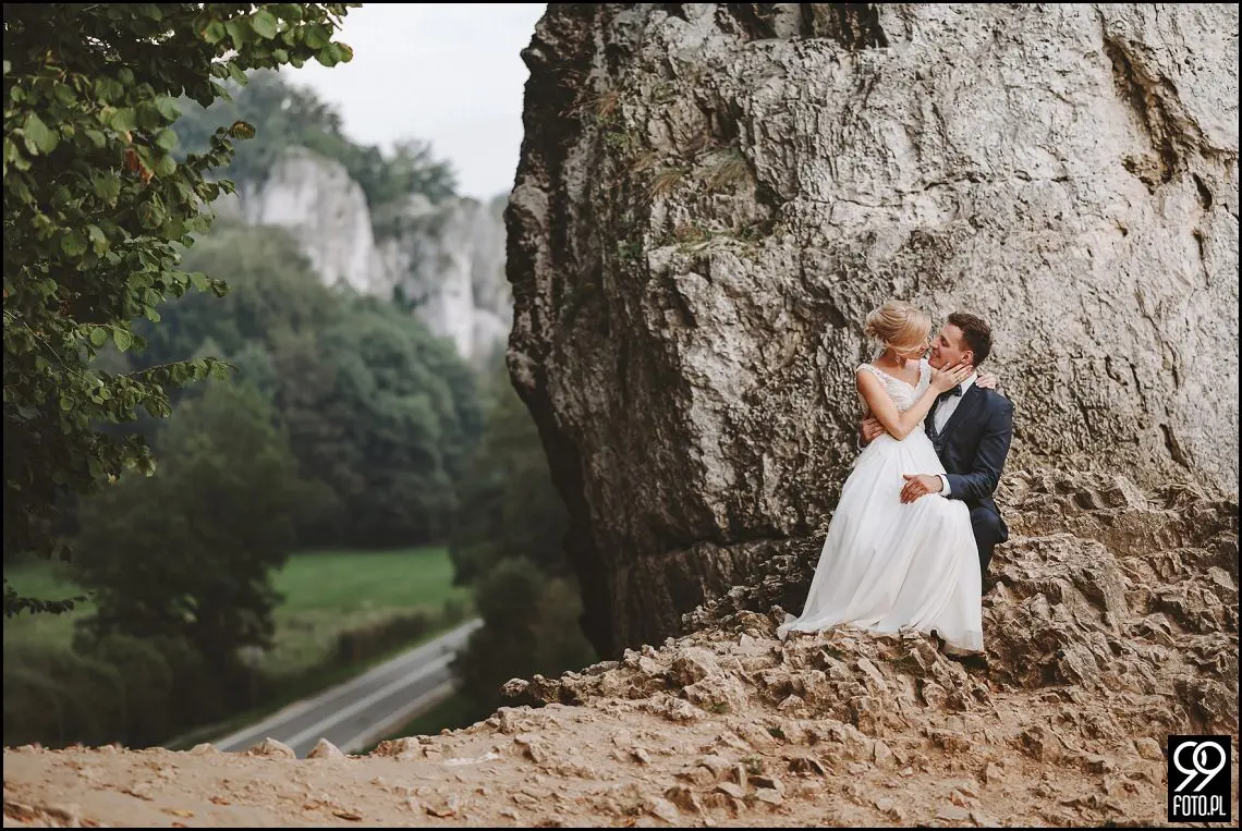 plener ślubny zamek pieskowa skała, sesja ślubna w zamku