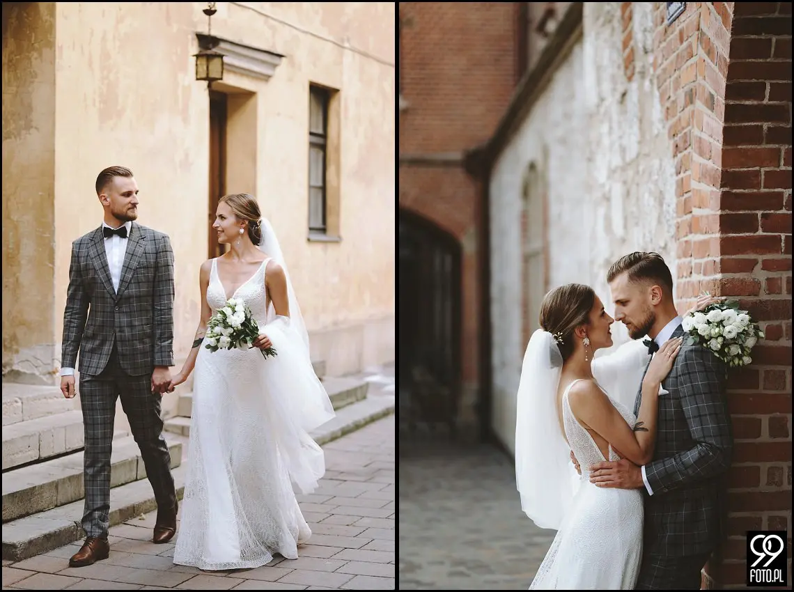 Sesja ślubna w Krakowie, Plener ślubny Sukiennice, Sky Bar Hotel Stary, Bulwary Wiślane