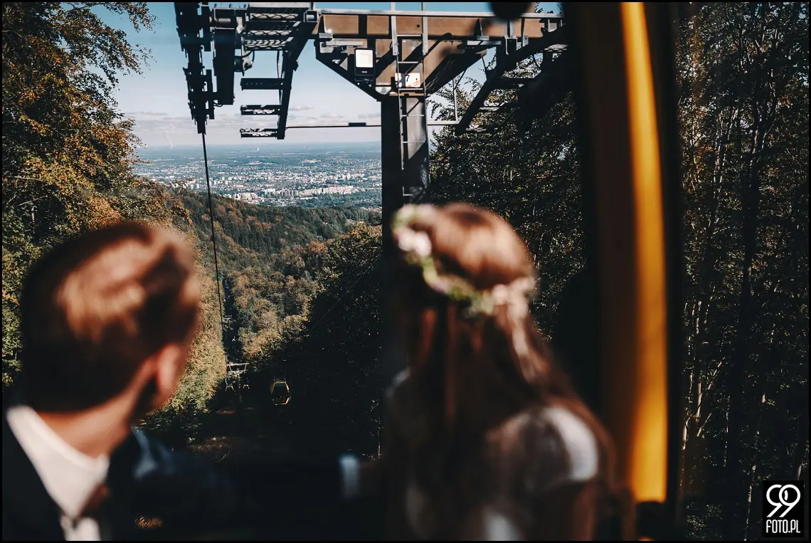 Plener ślubny w Beskidach, sesja ślubna w Beskidzie Śląskim, Szyndzielnia, Klimczok