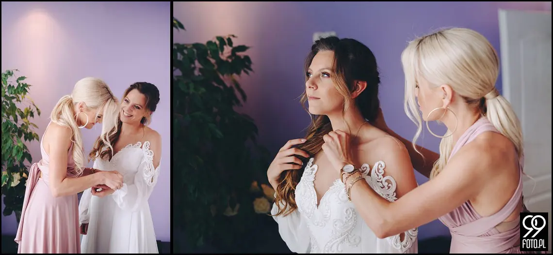 fotograf na wesele Rabka Zdrój, kościół św. Marii Magdaleny w Rabce, sala weselna Kabanos w Spytkowicach