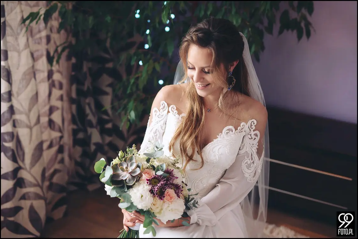 fotograf na wesele Rabka Zdrój, kościół św. Marii Magdaleny w Rabce, sala weselna Kabanos w Spytkowicach