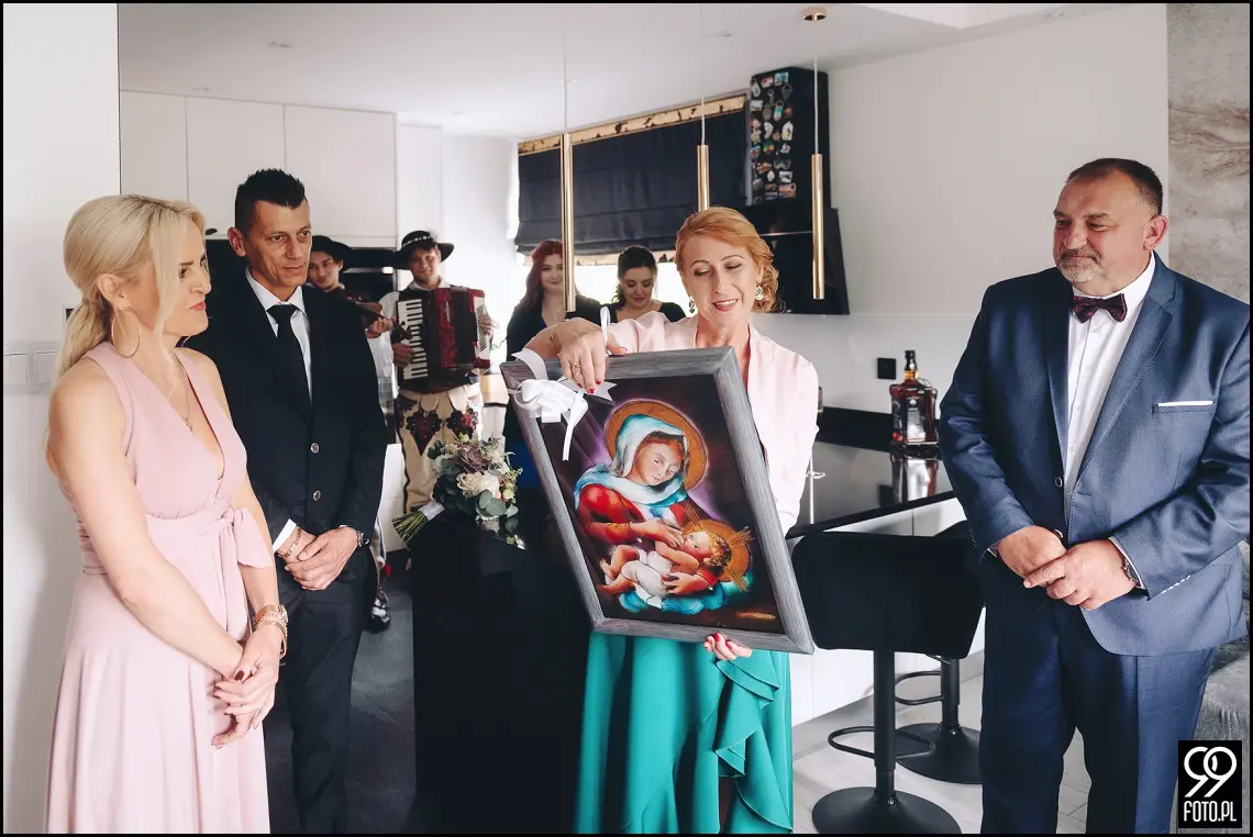 fotograf na wesele Rabka Zdrój, kościół św. Marii Magdaleny w Rabce, sala weselna Kabanos w Spytkowicach