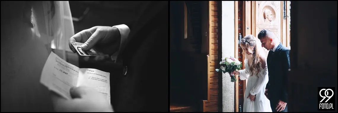 fotograf na wesele Rabka Zdrój, kościół św. Marii Magdaleny w Rabce, sala weselna Kabanos w Spytkowicach