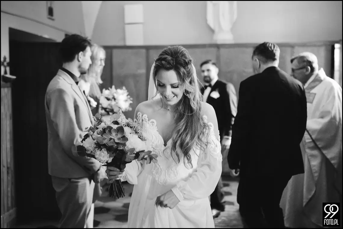 fotograf na wesele Rabka Zdrój, kościół św. Marii Magdaleny w Rabce, sala weselna Kabanos w Spytkowicach