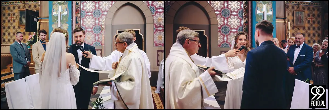fotograf na wesele Rabka Zdrój, kościół św. Marii Magdaleny w Rabce, sala weselna Kabanos w Spytkowicach