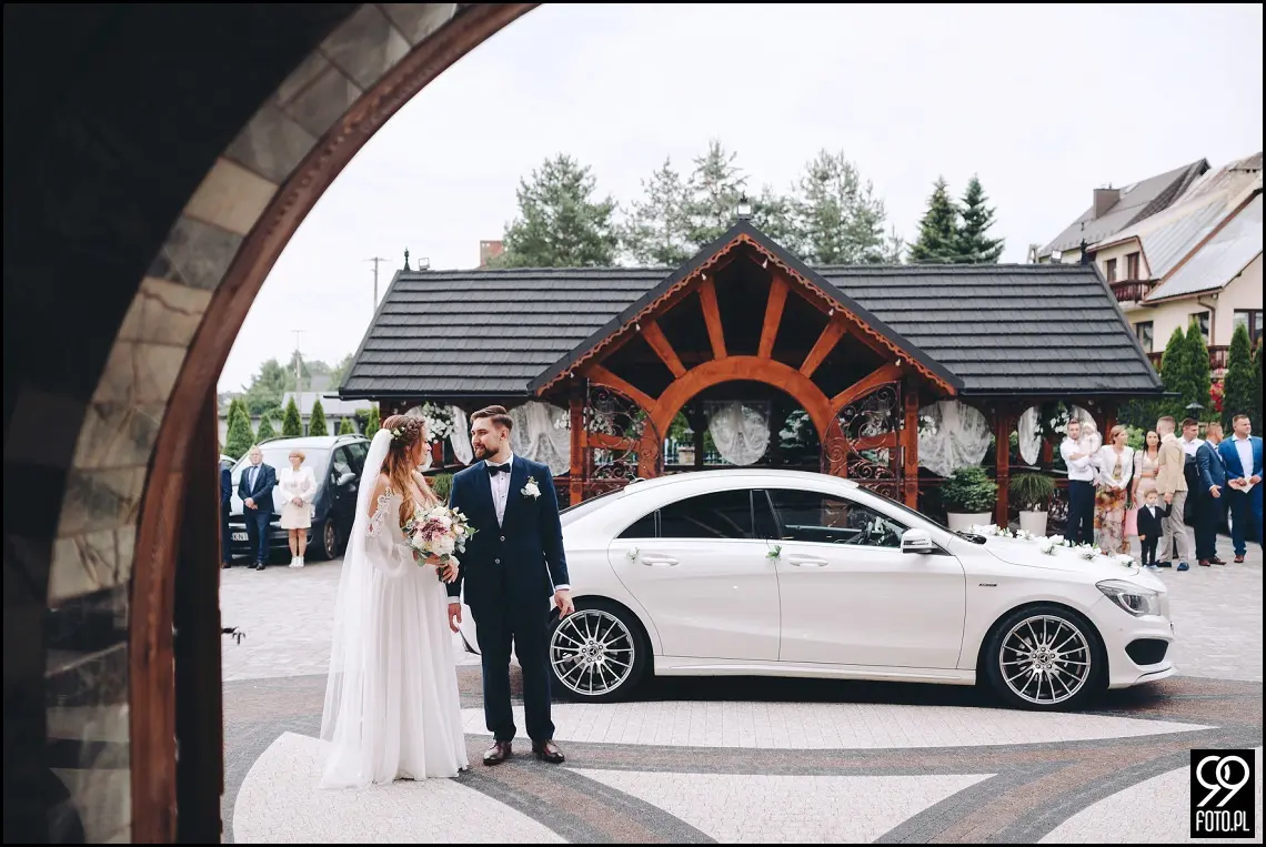 fotograf na wesele Rabka Zdrój, kościół św. Marii Magdaleny w Rabce, sala weselna Kabanos w Spytkowicach