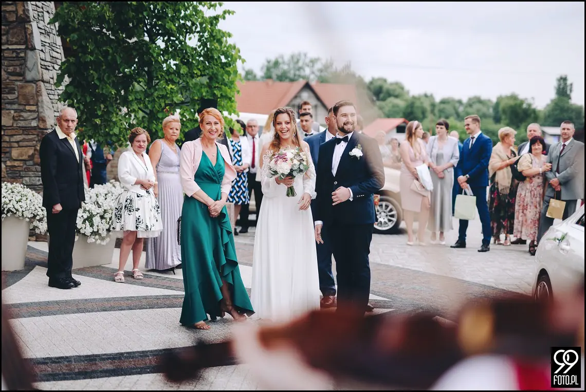fotograf na wesele Rabka Zdrój, kościół św. Marii Magdaleny w Rabce, sala weselna Kabanos w Spytkowicach