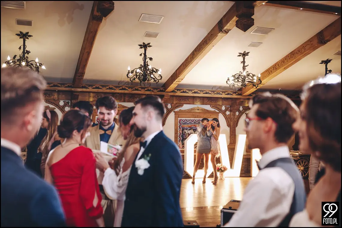 fotograf na wesele Rabka Zdrój, kościół św. Marii Magdaleny w Rabce, sala weselna Kabanos w Spytkowicach