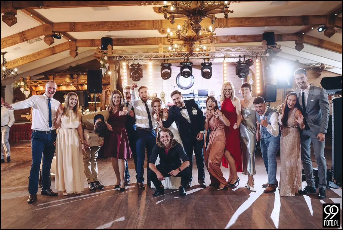 fotograf na wesele Rabka Zdrój, kościół św. Marii Magdaleny w Rabce, sala weselna Kabanos w Spytkowicach