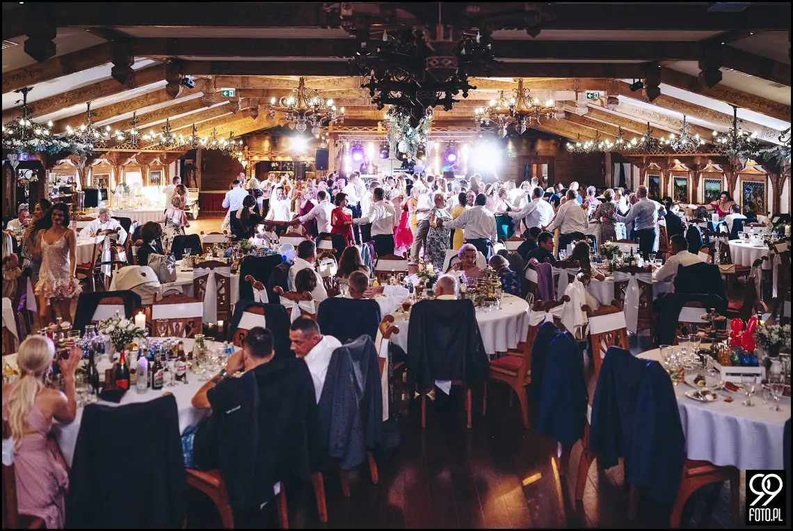 fotograf na wesele Rabka Zdrój, kościół św. Marii Magdaleny w Rabce, sala weselna Kabanos w Spytkowicach
