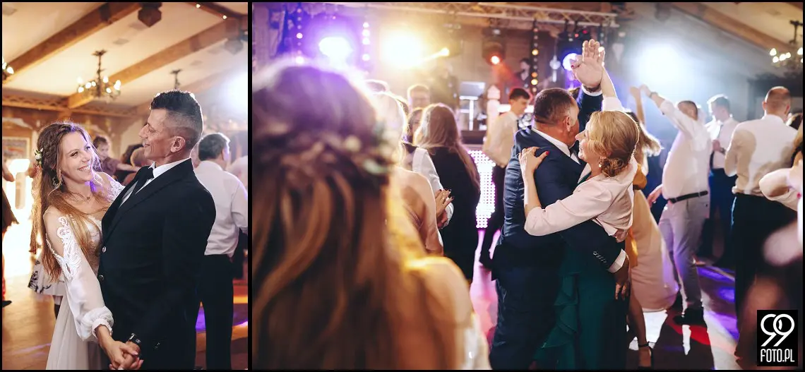 fotograf na wesele Rabka Zdrój, kościół św. Marii Magdaleny w Rabce, sala weselna Kabanos w Spytkowicach