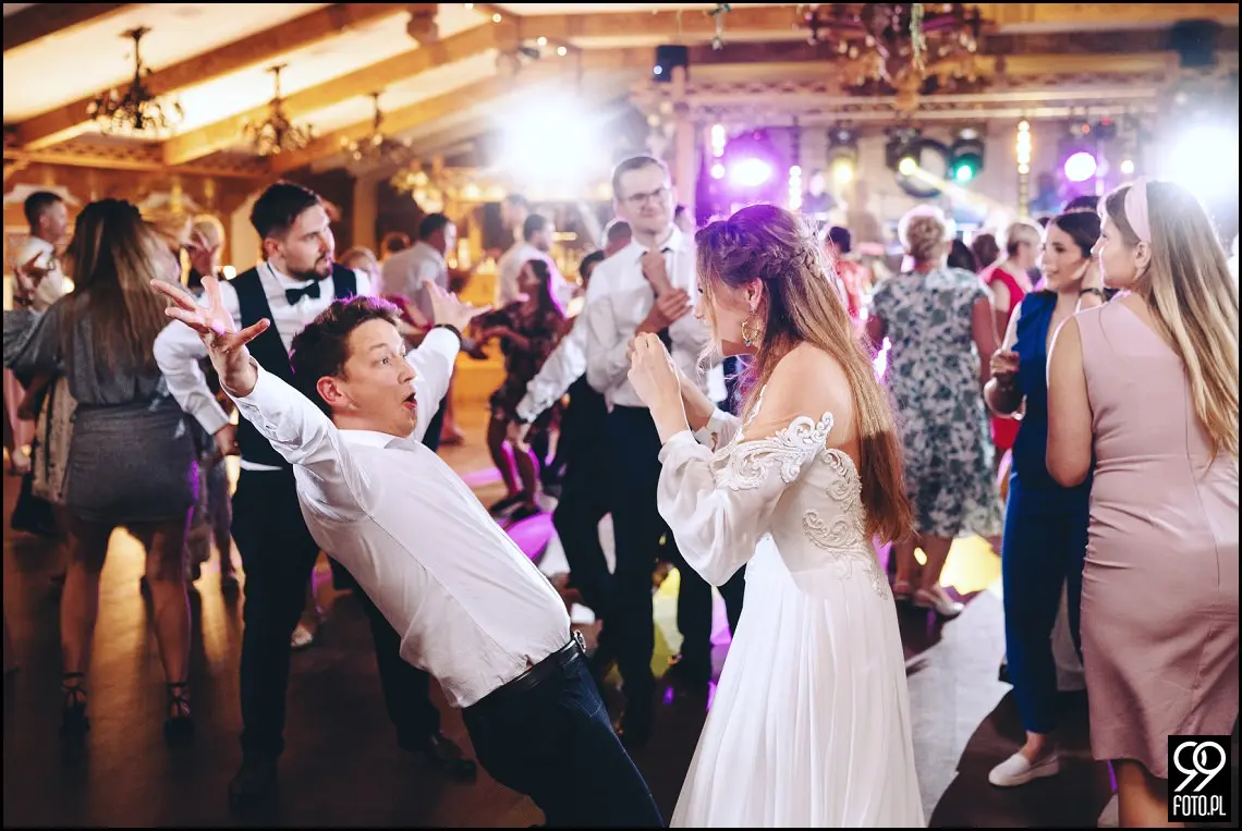 fotograf na wesele Rabka Zdrój, kościół św. Marii Magdaleny w Rabce, sala weselna Kabanos w Spytkowicach