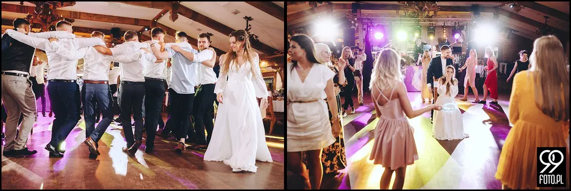 fotograf na wesele Rabka Zdrój, kościół św. Marii Magdaleny w Rabce, sala weselna Kabanos w Spytkowicach