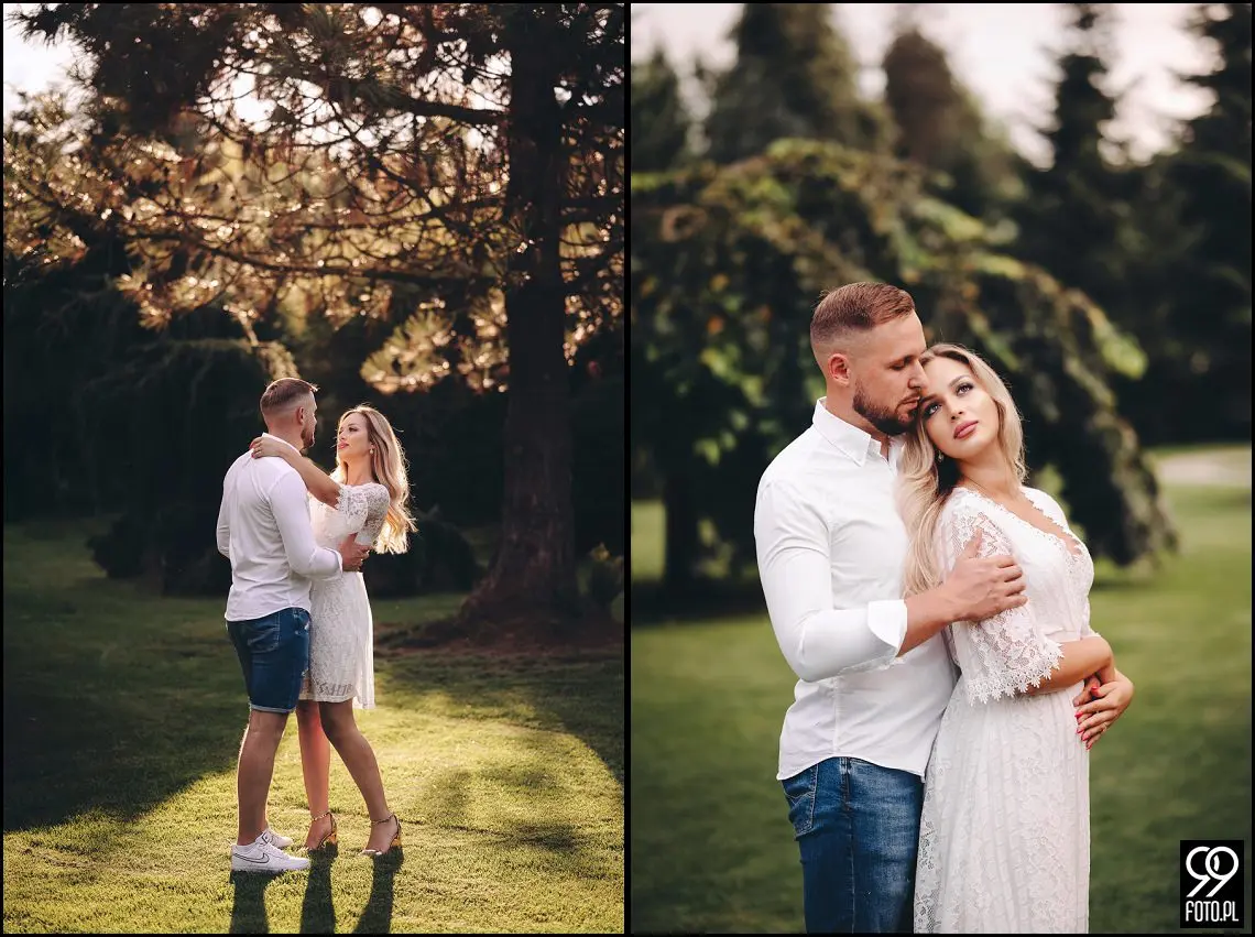 sesja narzeczeńska w Brzoskwinia Ogród, wesele w plenerze, ślubna sesja zdjęciowa jesienią
