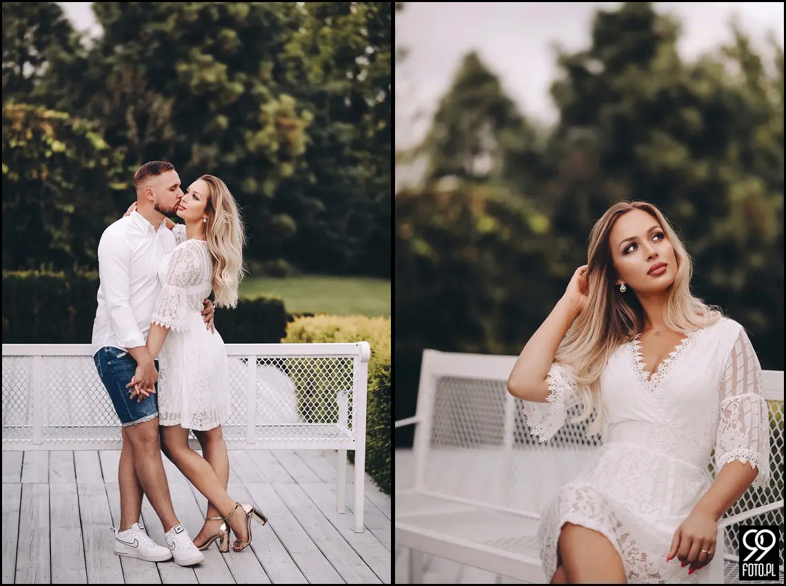 sesja narzeczeńska w Brzoskwinia Ogród, wesele w plenerze, ślubna sesja zdjęciowa jesienią