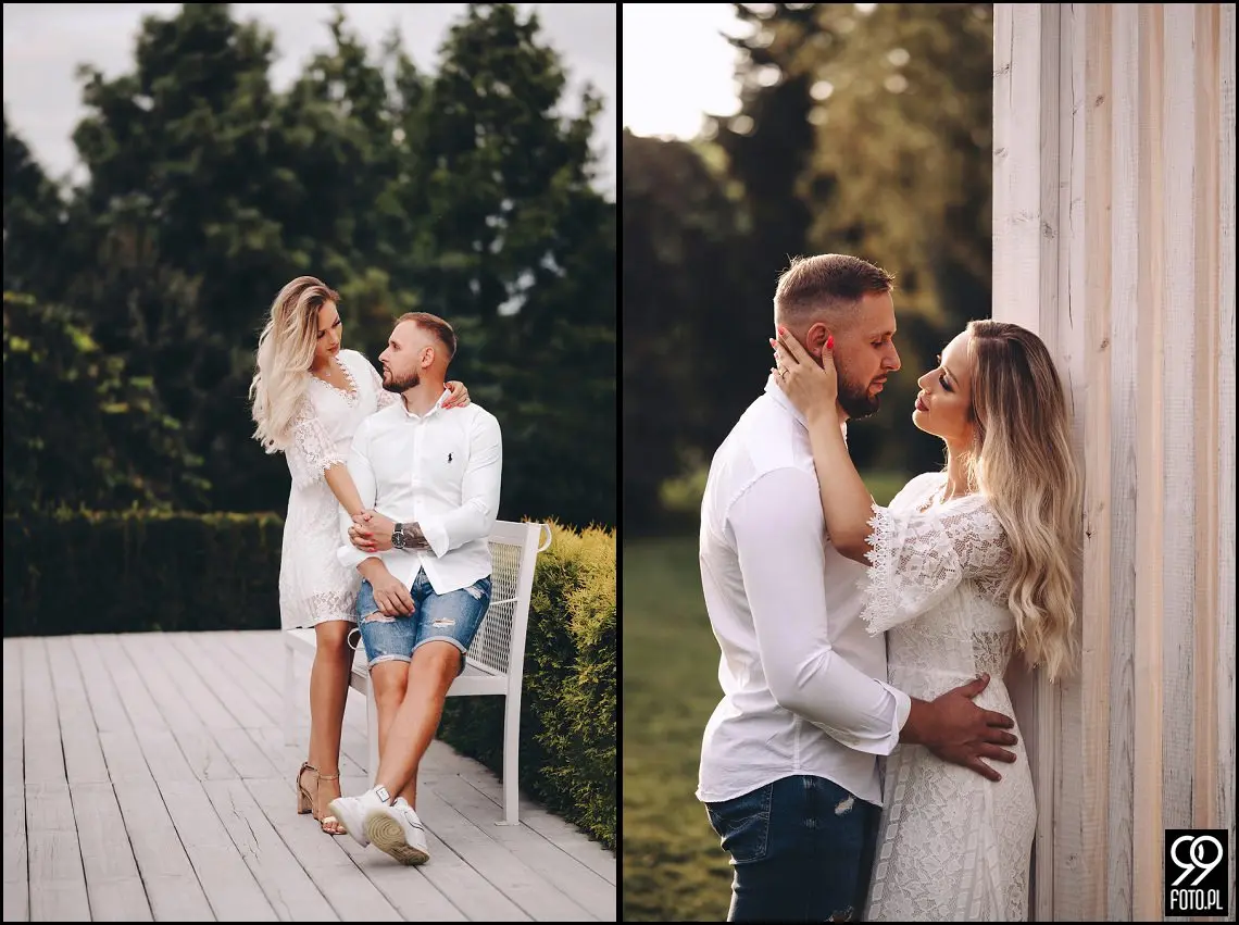 sesja narzeczeńska w Brzoskwinia Ogród, wesele w plenerze, ślubna sesja zdjęciowa jesienią