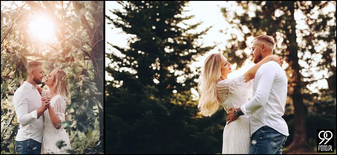 sesja narzeczeńska w Brzoskwinia Ogród, wesele w plenerze, ślubna sesja zdjęciowa jesienią
