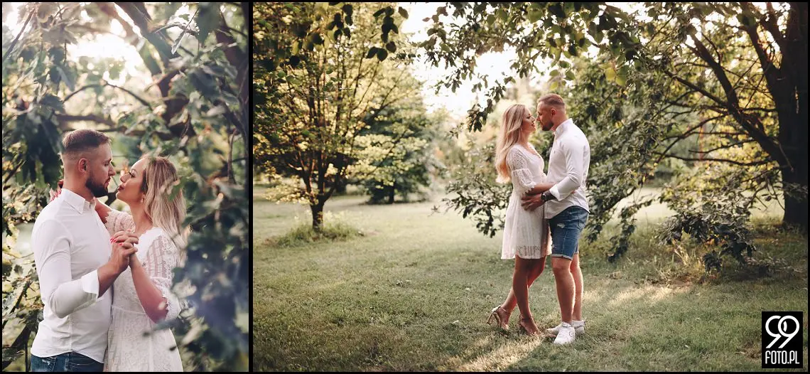 sesja narzeczeńska w Brzoskwinia Ogród, wesele w plenerze, ślubna sesja zdjęciowa jesienią