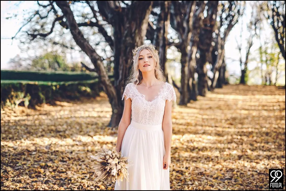 plener ślubny w Krakowie, Park Mogilany, Opactwo Benedyktynów Tyniec, sprawdzone miejsce plenerowe