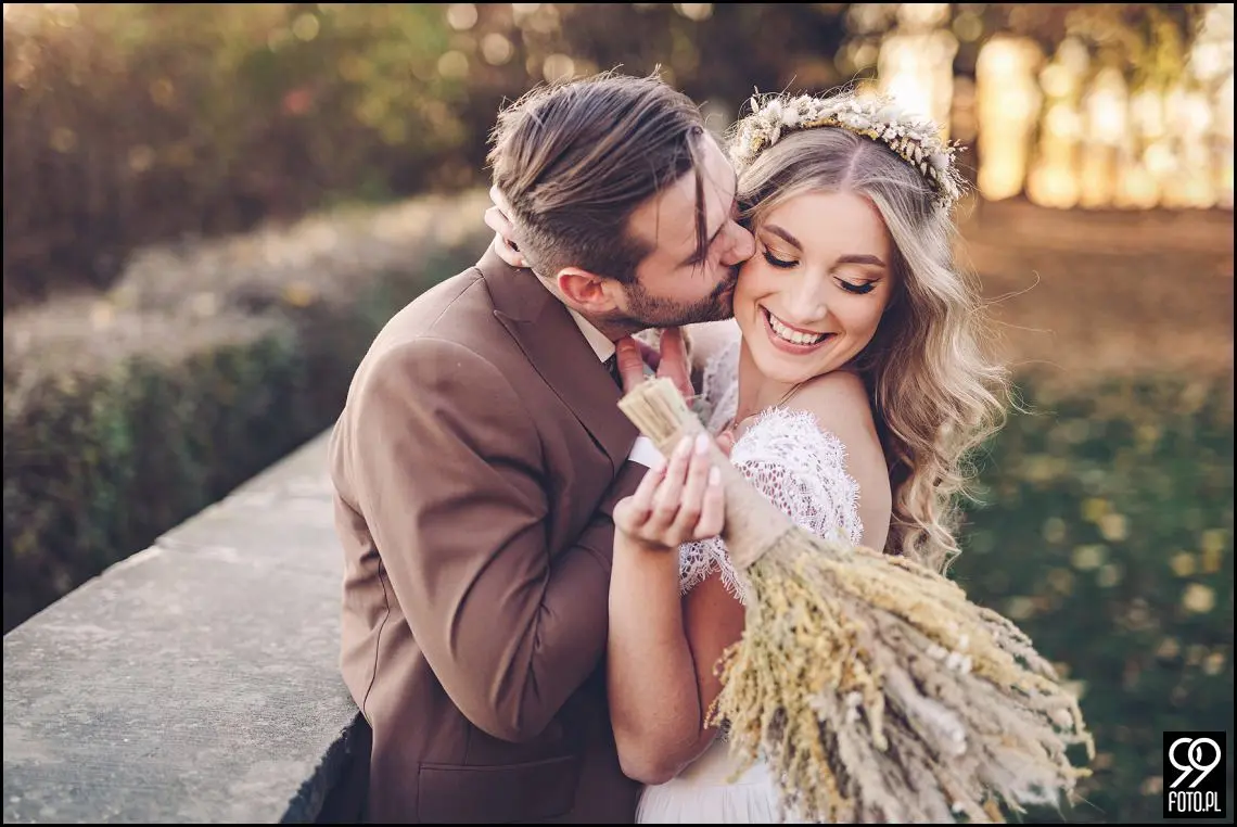 plener ślubny w Krakowie, Park Mogilany, Opactwo Benedyktynów Tyniec, sprawdzone miejsce plenerowe