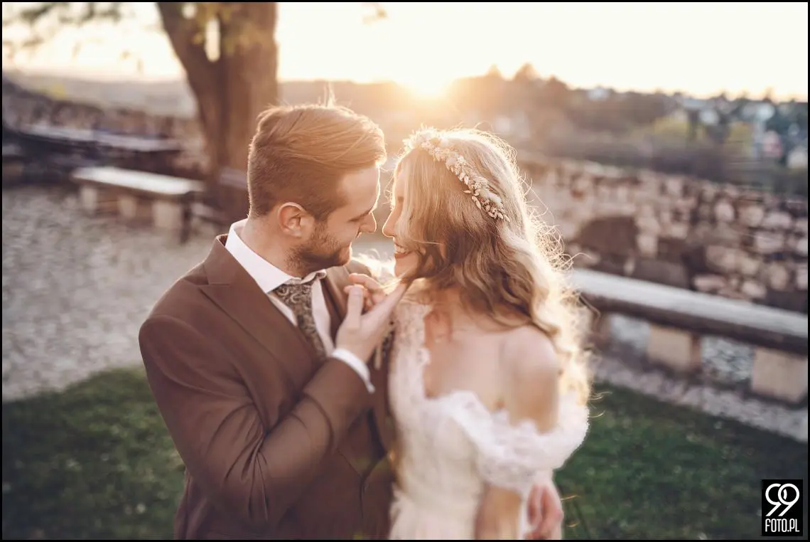 plener ślubny w Krakowie, Park Mogilany, Opactwo Benedyktynów Tyniec, sprawdzone miejsce plenerowe