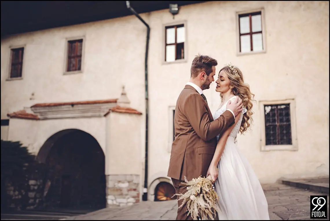 plener ślubny w Krakowie, Park Mogilany, Opactwo Benedyktynów Tyniec, sprawdzone miejsce plenerowe