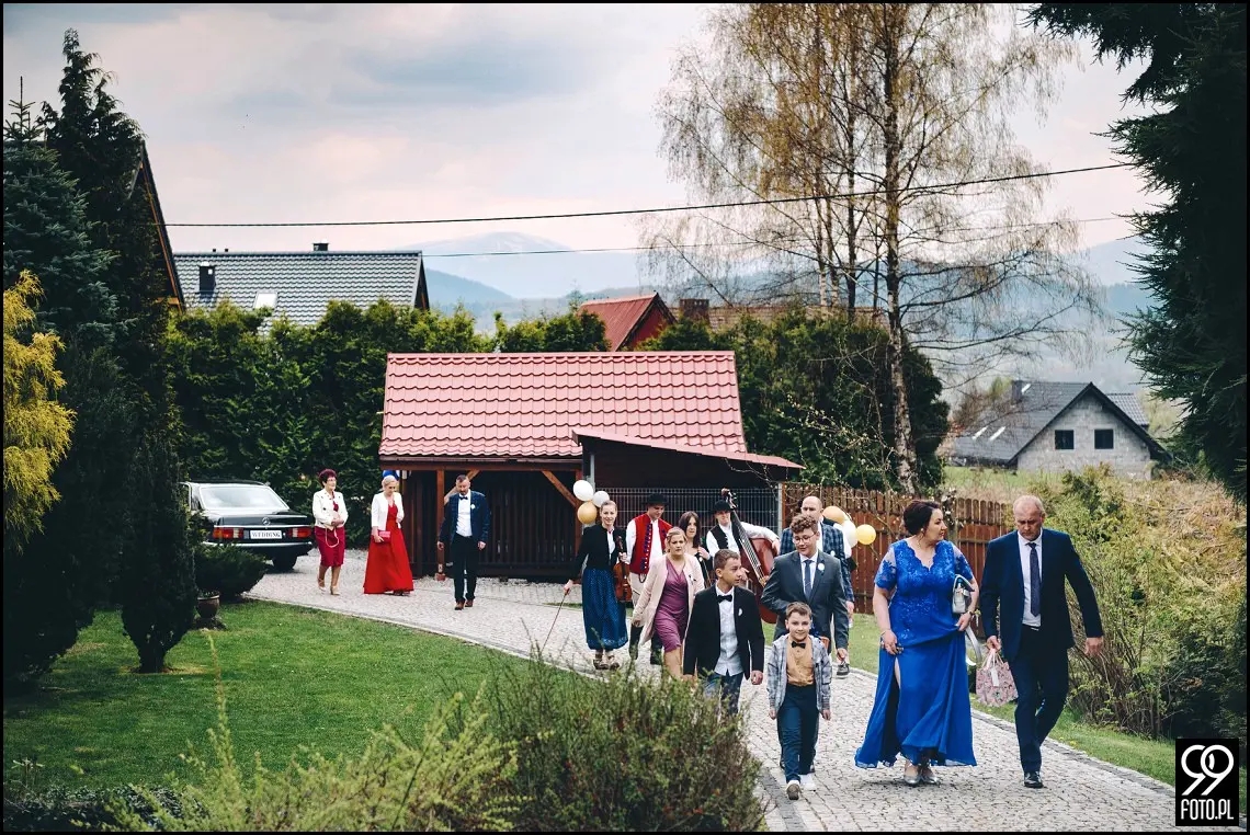 Hotel żywiecki, sala weselna Przyłękówka, wesele w Beskidach