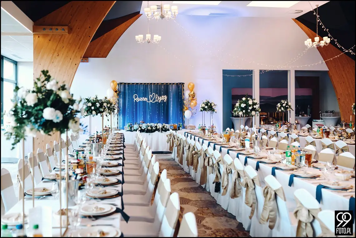Hotel żywiecki, sala weselna Przyłękówka, wesele w Beskidach