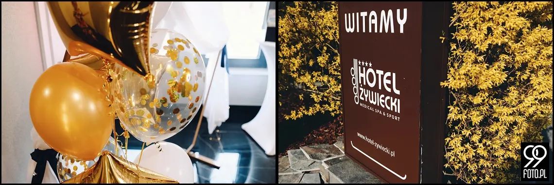 Hotel żywiecki, sala weselna Przyłękówka, wesele w Beskidach