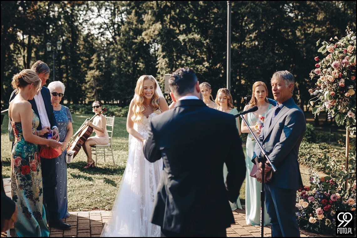 Pałac Goetz, ślub humanistyczny, amerykańskie wesele w Polsce