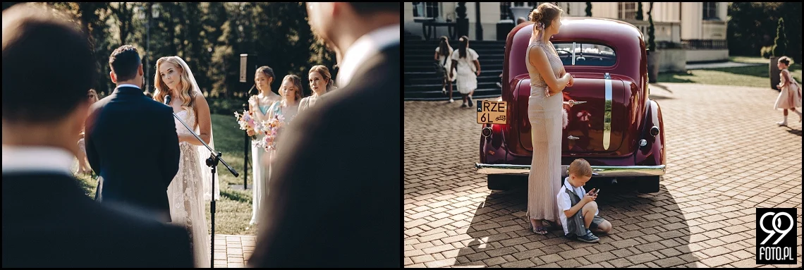 Pałac Goetz, ślub humanistyczny, amerykańskie wesele w Polsce