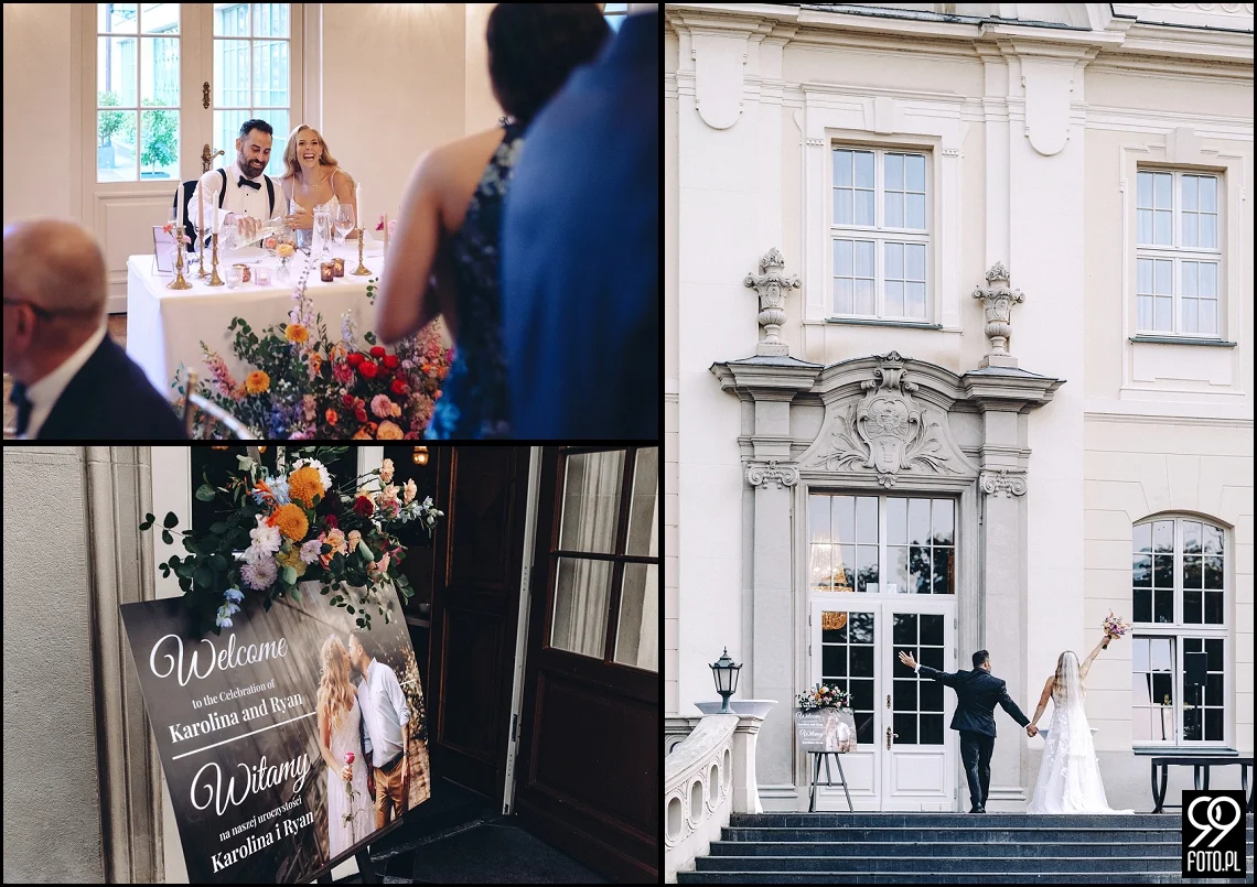 Pałac Goetz, ślub humanistyczny, amerykańskie wesele w Polsce