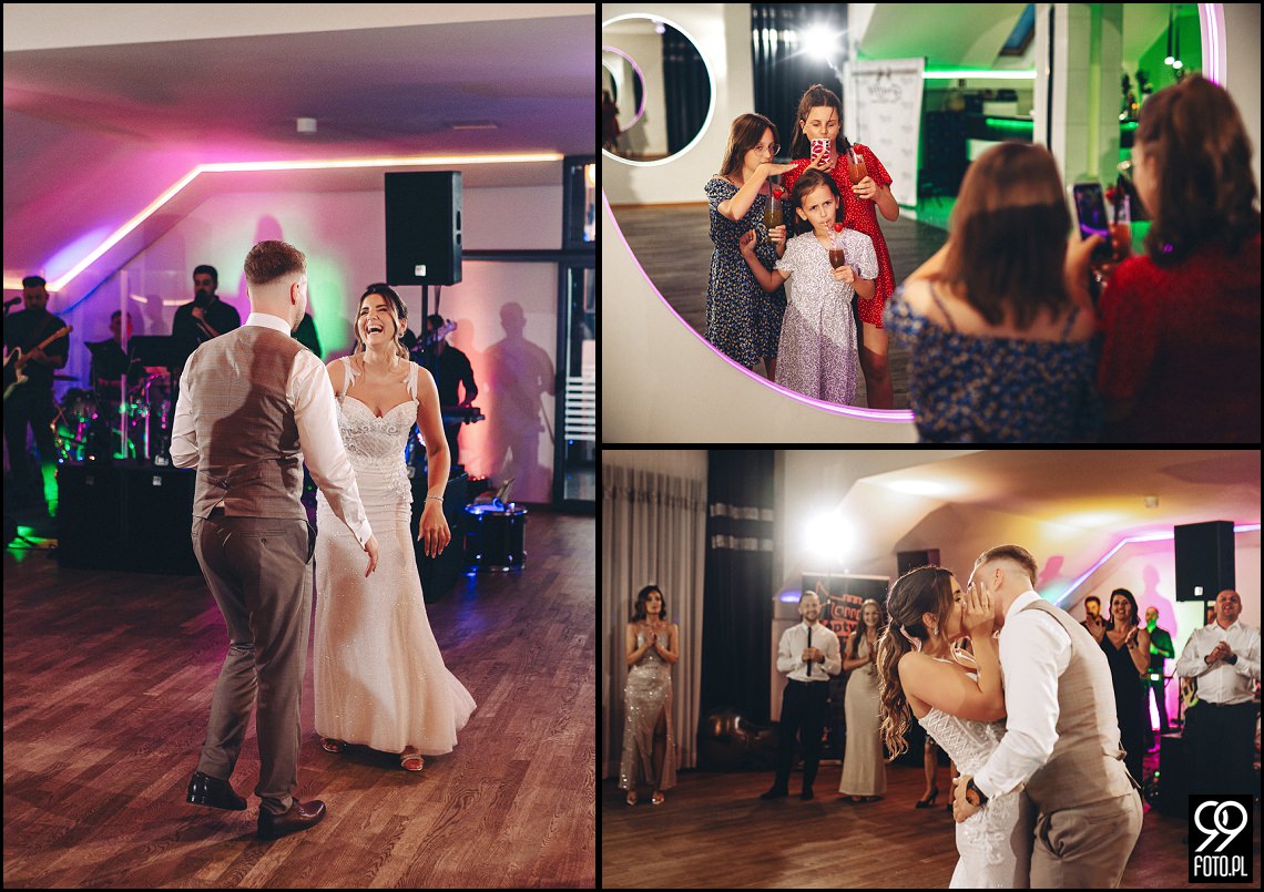 sala weselna Graffit Myślenice, magia ślubu w stylu Glamour, zdjęcia ślubne Myślenice