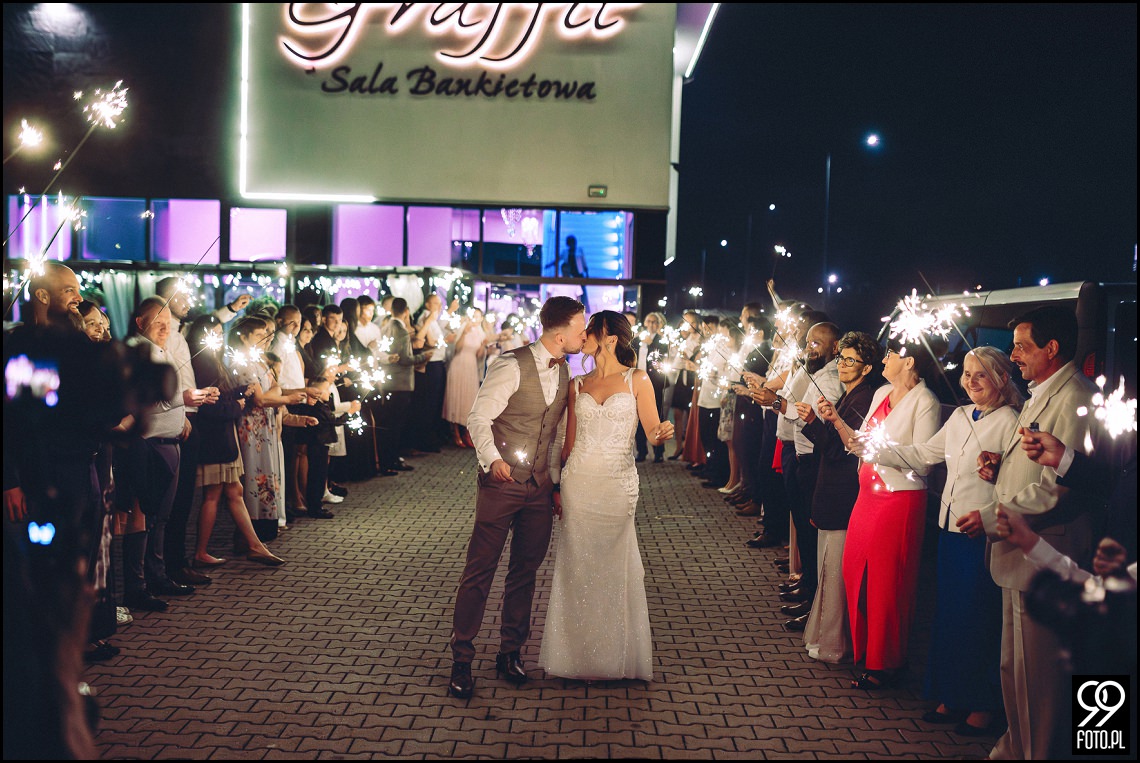 sala weselna Graffit Myślenice, magia ślubu w stylu Glamour, zdjęcia ślubne Myślenice